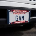 Dixie State University Logo License Plate Tag Frame