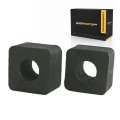 Stabilizer Bar Bushing Set For 1990 Dodge Shadow Spirit Rubber Black 2 Piece 06 Inside Diameter 1 In Outside Front Position