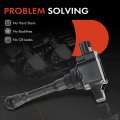 A-premium Engine Ignition Coil Packs Compatible With Nissan Juke 2011-2017 Rogue Sport 2017-2019 1 6l 4-pc Set