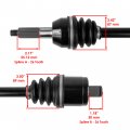 Caltric 2 Rear Left And Right Cv Joint Axle With Bearing Compatible Polaris Ranger Crew 500 4x4 2011 2012 2013