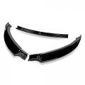 Auto Dynasty 3pcs Stp-style Paintable Car Front Bumper Lip Spoiler Splitter Body Kit Compatible With Tesla Model S 2012-2016