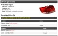Left Driver Side Tail Light Assembly Compatible With 2007-2010 Bmw 335i Coupe