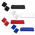 Cosmos 4pcs Premium Soft Cotton Wristband Headband Sweatband Set 4 Pairs Of Wrist Sweat Band Brace For Sports Outdoor 