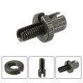 X Autohaux 4 Pcs M8 Brake Clutch Cable Line Adjuster Screw Adjusting Bolt With Slotted For Motorcycle Bike Scooter Aluminum