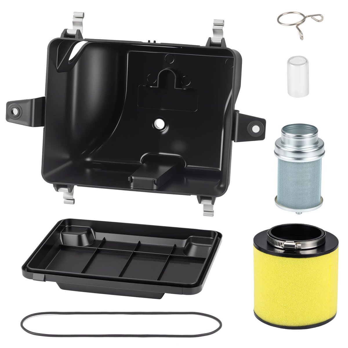 Air Filter Kit And Box Lid Cap With Clip For Honda Foreman 400 Trx400fw 1995 To 2003 450 Se Trx450fe S Trx450fm 1998 2004