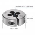 Uxcell 2pcs Round Threading Dies Metric M5 X 0 8 Thread Right Hand Adjustable High Speed Steel Hss Screw Cutting Die Repair