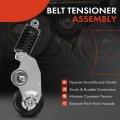 A-premium Belt Tensioner Assembly With Pulley Compatible Volvo S80 2007-2010 Xc90 2005-2011 4 4l Replace 30720060