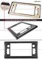 Real Carbon Fiber Infotainment Media Panel Frame Trim Cover Compatible With 2022-2023 Subaru Brz Toyota Gr86