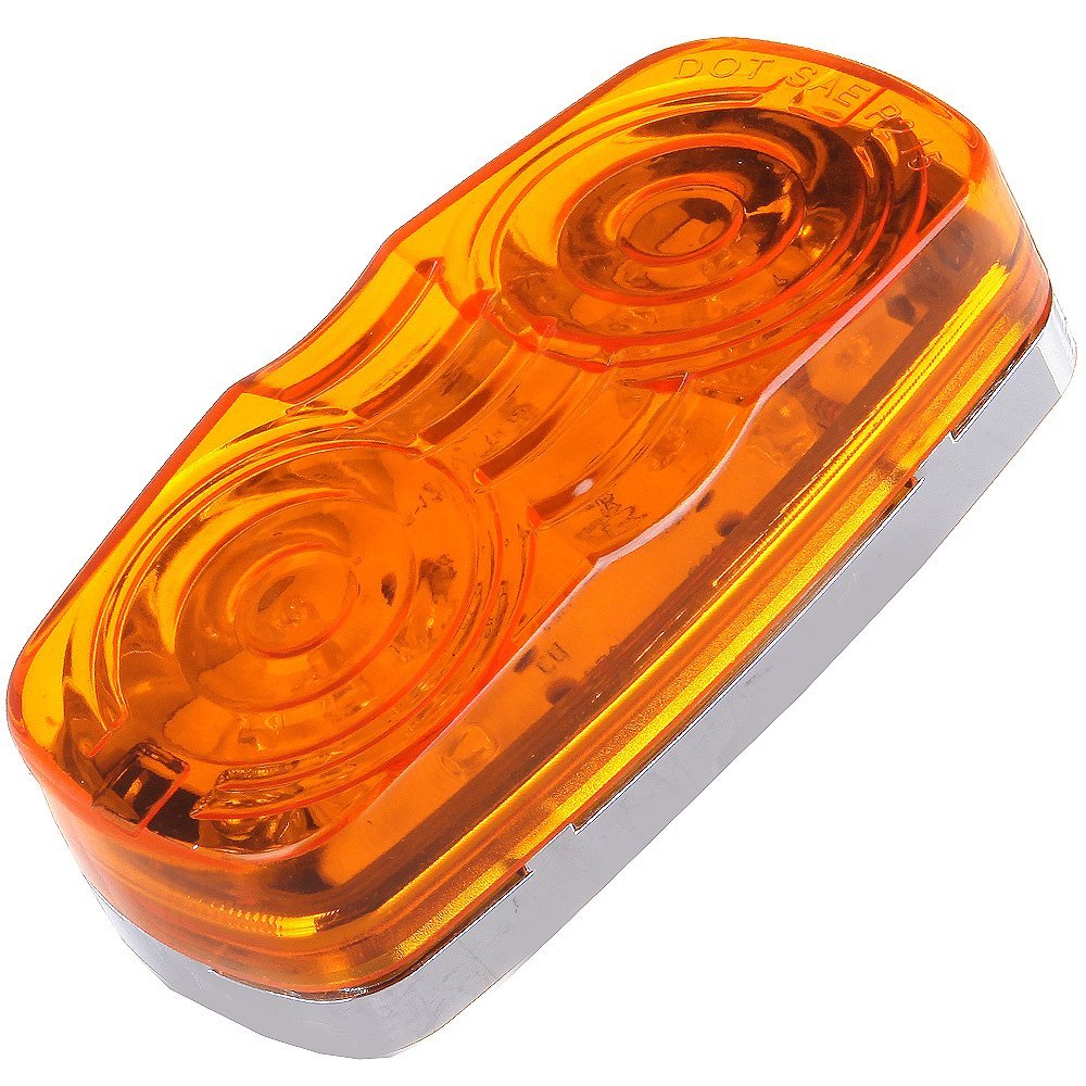 10 Pack 12 Led Trailer Marker Lights Amber Side Clearance Waterproof Universal Mount For Truck Rv And Heavy Duty Vehicles