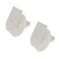 Cowl Retainers For Toyota Tundra 27 To 2018 White Plastic Clip Fastener 0 519 In Face Diameter 0 30 Hole Size 2 Piece Set 90467 