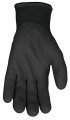 Mcr Safety N9690m Ninja Ice Insulated Work Gloves 15 Gauge Black Nylon With Acrylic Terry Interior Hpt Palm And Fingertip 