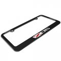 Ipick Image Made For Chevrolet Corvette C6 Z06 Black Metal License Plate Frame