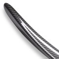 Factory Style Rear Car Trunk Lid Spoiler Compatible With Tesla Y 2020-2024 Glossy Black Carbon Fiber