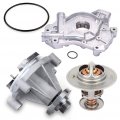 Ocpty Water Pump Oil Thermostat Housing Kit For 1997-1999d F-250 4l 1999-2002 Ford Super Duty 5 For F-350 5 4l- Oe 20238