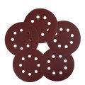 100 Pcs 5 Inch 8 Hole Hook And Loop Sanding Discs 60 80 120 240 Assorted Grits Sandpaper 