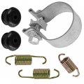 Caltric Exhaust Muffler Silencer Kit Compatible With Polaris Outlaw 450 525 S 2008 2009 2010