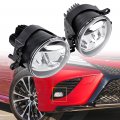 Pair Led Daytime Running Light Drl 3 Colors White Amber Blue Fog Lamp Turn Signal Compatible With 2018-2020 Toyota Camry Se Xse
