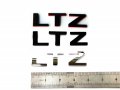 1x Oem Black Ltz Letter Nameplate Emblem Badge Silverado 1500 2500hd 3500hd Series Red Line