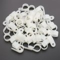 Baomain R-type Cable Clamp 3 4 Inch White Uc-5 Pack Of 25