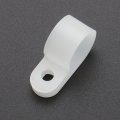 Baomain R-type Cable Clamp 3 4 Inch White Uc-5 Pack Of 25