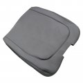 Leather Center Console Armrest Jump Seat Cover Gray For Dodge Ram 2013 2014 2015 2016 2017 2018 Faux Durable All Season