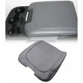 Leather Center Console Cover Armrest Jump Seat Gray For Dodge Ram 2013 2014 2015 2016 2017 2018 