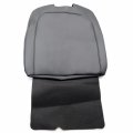 Leather Center Console Armrest Jump Seat Cover Gray For Dodge Ram 2013 2014 2015 2016 2017 2018 Faux Durable All Season
