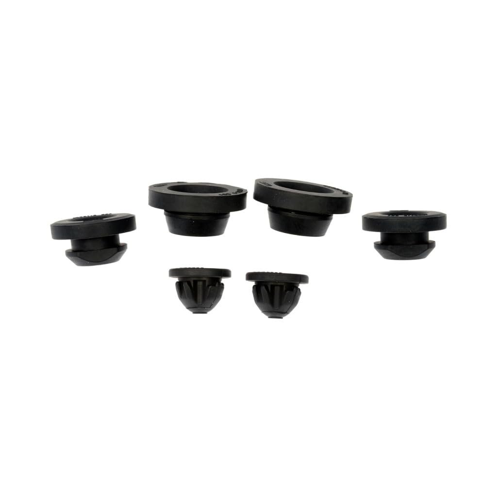 Engine Appearance Cover Grommet For Ford F-250 F-350 Super Duty 2008 2009 2010 Epdm Rubber Push In Attachment 6 Pack