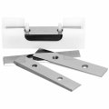 Square 60mm 2-3 8 Inch Carbide Inserts Cutter Blades Paint Scraper 2 Edges 60x 12 X 1 5mm For Woodworking Surfacing Groove 