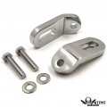 Httmt H1231- Pair Motorcycle Chrome Touchless Tie-downs Compatible With H-d Touring Electra Glide Flh T