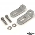 Httmt H1231- Pair Motorcycle Chrome Touchless Tie-downs Compatible With H-d Touring Electra Glide Flh T