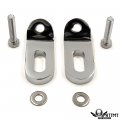 Httmt H1231- Pair Motorcycle Chrome Touchless Tie-downs Compatible With H-d Touring Electra Glide Flh T