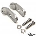 Httmt H1231- Pair Motorcycle Chrome Touchless Tie-downs Compatible With H-d Touring Electra Glide Flh T