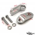 Httmt H1231- Pair Motorcycle Chrome Touchless Tie-downs Compatible With H-d Touring Electra Glide Flh T