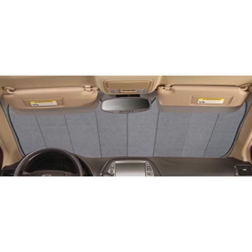 Jeep Logo Universal Fit Enforced Stand-up Auto Windshield Sun Shade At Jumbo Size 59 X 30