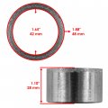 Caltric Muffler And Exhaust Gasket Compatible With Suzuki Kingquad 700 Lt-x Lta 700 X 4x4 2005 2006 2007