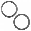 Caltric Muffler And Exhaust Gasket Compatible With Suzuki Kingquad 700 Lt-x Lta 700 X 4x4 2005 2006 2007