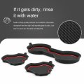 Auovo Cup Holder Inserts Coaster Compatible With Chevy Blazer Accessories 2019 2020 2021 2022 2023 2024 Silicone Mat Pad Car