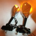 Smt-turn Signal Led Lights Mirrors Compatible With Honda Cbr 600 F4 900 929 954 Cbr1000 Cd B00rw3fd0k