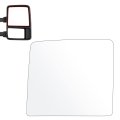 Towing Mirror Glass For 1999 2016ord 250 350 F 450 F 550 And 2000 2005 Excursion Left Side Upper Flat Manual Adjustment Non 