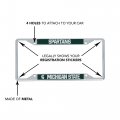Michigan State University Metal License Plate Frame For Front Or Back Of Car Officially Licensed Mascot 2-pack