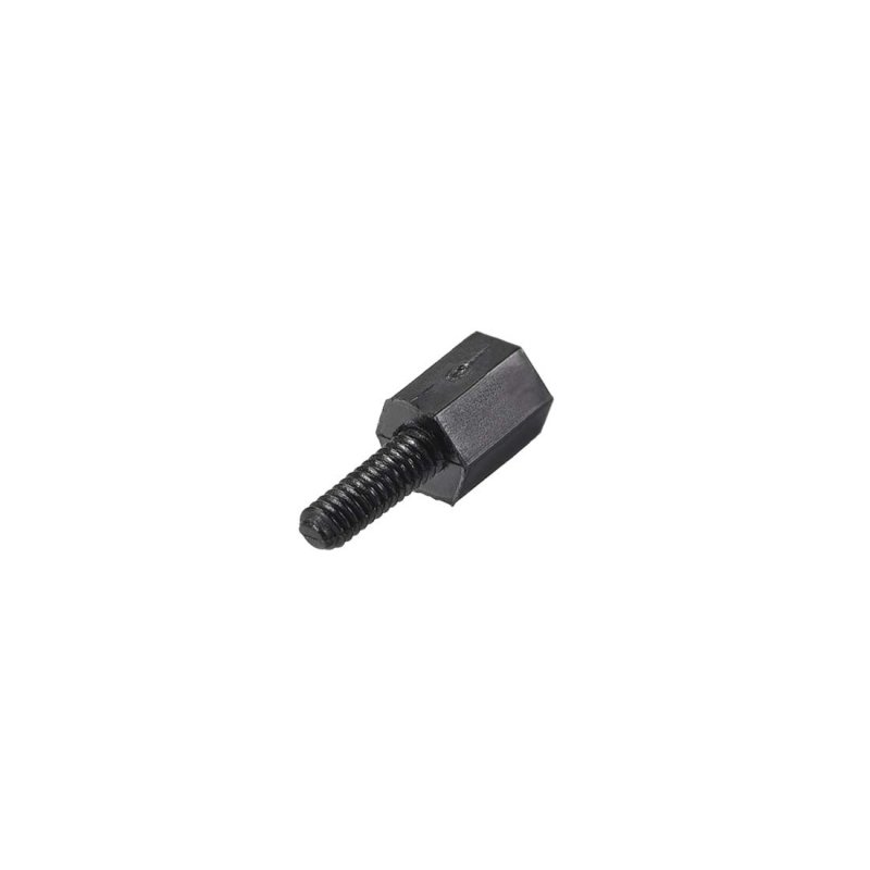 M2x5mm 6mm Male Female Hex Nylon Pcb Motherboard Spacer Standoff For Fpv Drone Quadcopter Computer And Circuit Board Black