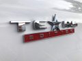 1pc Texas Edition Emblem Silver Black Silver Red All Black Color American Flag For Chevy Silverado Sierra Universal Red 2count 
