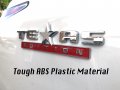 1pc Texas Edition Emblem Silver Black Silver Red All Black Color American Flag For Chevy Silverado Sierra Universal Red 2count