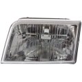 Headlight Assembly For Mercury Grand Marquis 2006 To 2011 Driver Side High Low Beam Halogen Clear Lens Model 6w3z13008ba 