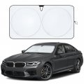 Econour Car Windshield Sun Shade With V-cut Durable 240t Material Visor For Uv Rays And Heat Protection Interior Accessories 