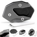 Kickstand Side Stand Extension Enlarger Pad For Kawasaki Versys X300 2017-2018 Gray