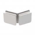 Uxcell Stainless Steel 135 Degree Glass Clamp 4pcs For 8-12mm Thickness Double Side Square Frameless Corner Bracket Clip Shower