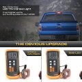Vipmotoz Full Led Third Brake Tail Cargo Chmsl Light Compatible With 2009-2014 Ford F150 Chrome Housing Clear Lens Direct