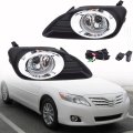 2pcs Fog Lights Assembly With Bulbs Switch Wiring Kit Driver And Passenger Side Replacement For Camry 2010-2011 